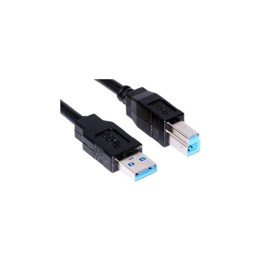 USB kaabel PremiumCord USB-A - USB-B 5 m Must (ku3ab5Bk)