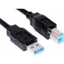 USB kaabel PremiumCord USB-A - USB-B 5 m Must (ku3ab5Bk) USB kaabel PremiumCord USB-A - USB-B 5 m Must (ku3ab5Bk)