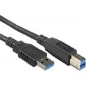 USB-kaapeli PremiumCord USB-A - USB-B 5 m Musta (ku3ab5Bk)