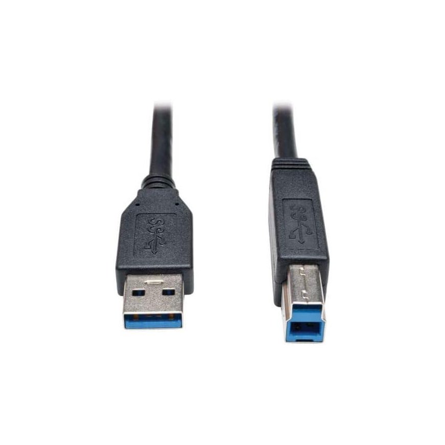 USB kabelis PremiumCord USB-A - USB-B 5 m Melns (ku3ab5Bk) – 3