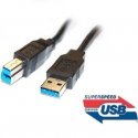 USB-kaapeli PremiumCord USB-A - USB-B 5 m Musta (ku3ab5Bk)