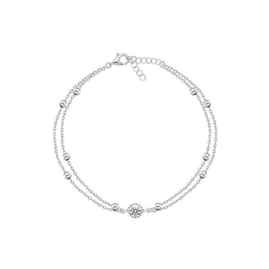 Brilio Silver Double Silver Bracelet for Women BRC187W