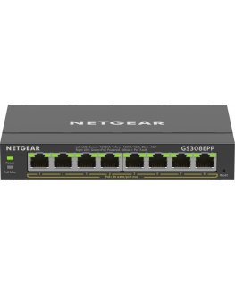 NETGEAR 8-Port Gigabit Ethernet High-Power PoE+ Plus Switch (GS308EPP)