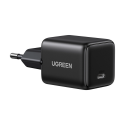 Ugreen X513 30W GaN 1x USB-C Seinälaite - Musta