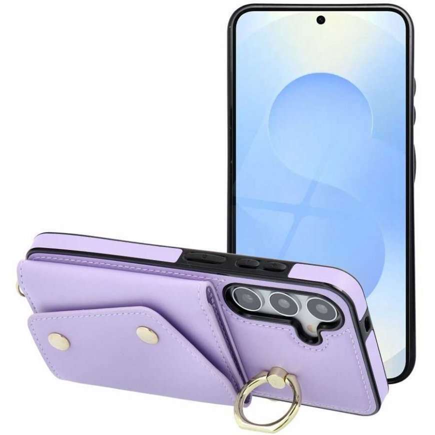 WONDER wallet case for SAMSUNG S25 EDGE, lavender