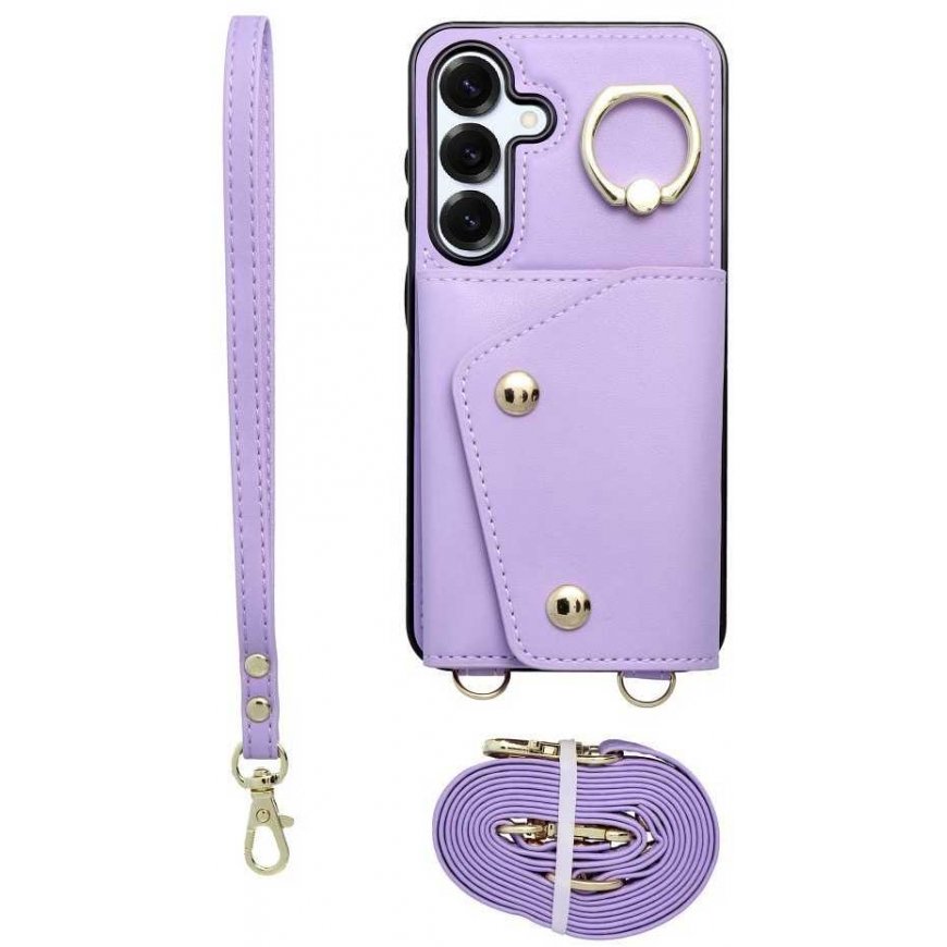 WONDER wallet case for SAMSUNG S25 EDGE, lavender – 4