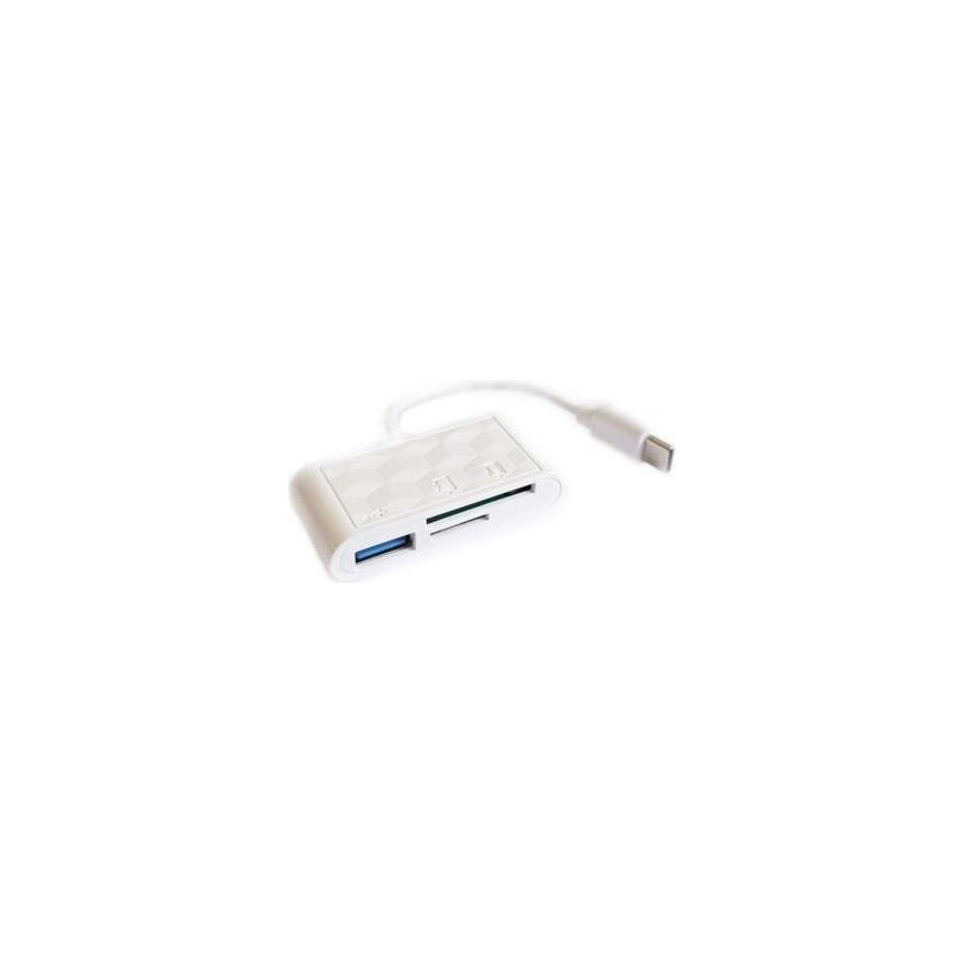HUB 8в1 USB C USB, USB C 4xUSB SD TF карта Джек – 2