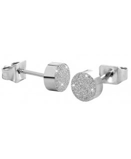 Shiny Steel Earrings KE-004