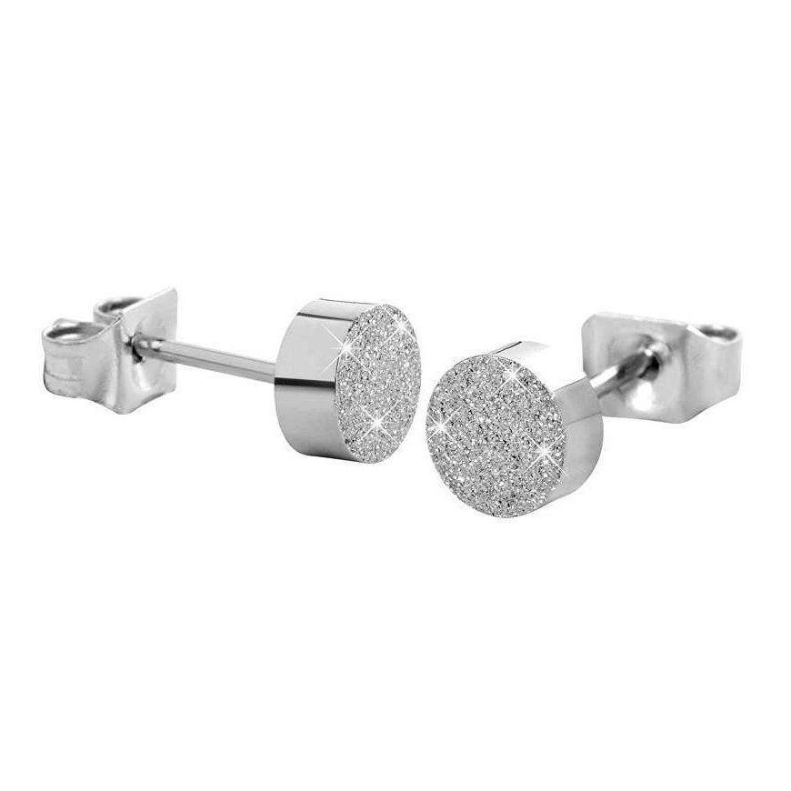 Shiny Steel Earrings KE-004