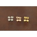 Shiny Steel Earrings KE-004