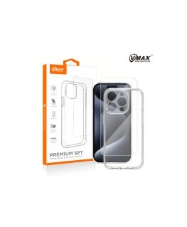 Vmax set case + glass 2.5D premium for iPhone SE 2024