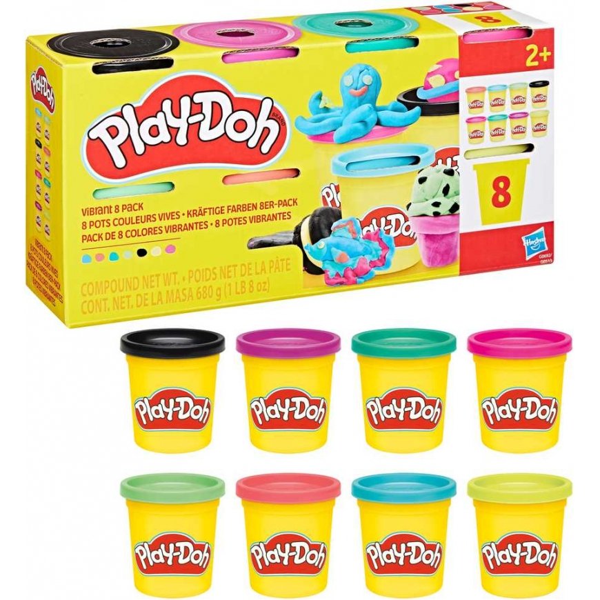 PLAY-DOH plastilīna komplekts, 8 gab. – 4