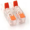 Hismart Universaali puristettava kaapelin liitin, suora 2-2, 0.2-4.0mm², 32A, 450V, 20 kpl. Hismart Universaali puristettava kaapelin liitin, suora 2-2, 0.2-4.0mm², 32A, 450V, 20 kpl.