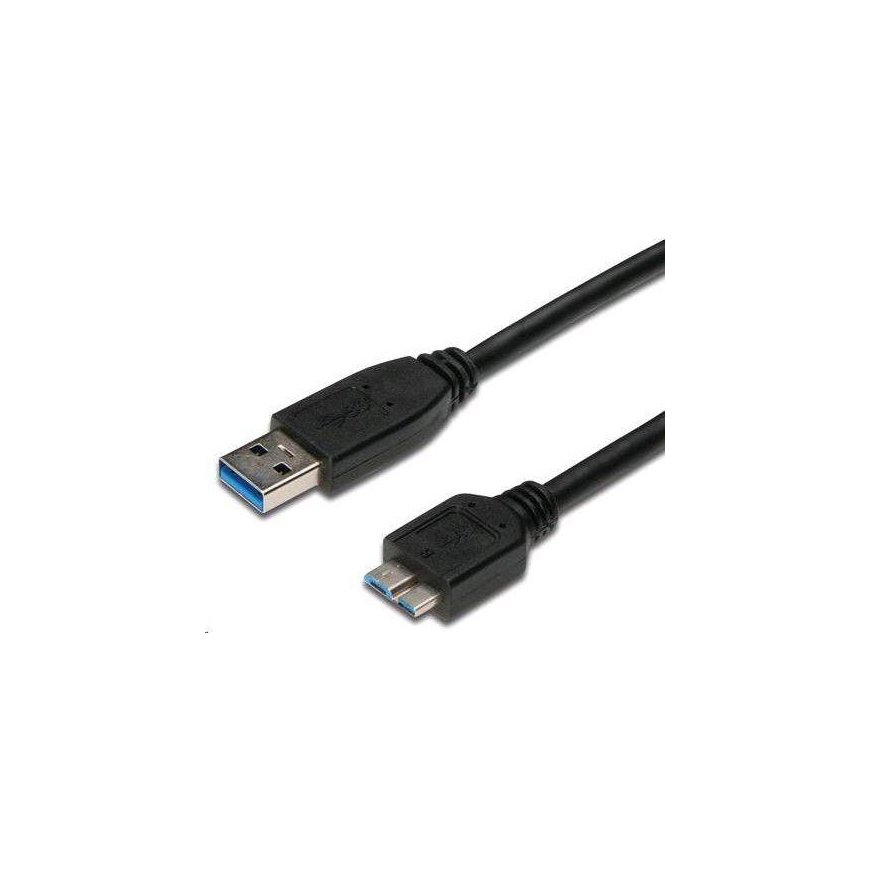 PremiumCord USB-A – microUSB USB laidas 3 m juodas (ku3ma3bk)