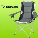 Trizand melna un pelēka zvejnieku krēsls 23674 Trizand melna un pelēka zvejnieku krēsls 23674