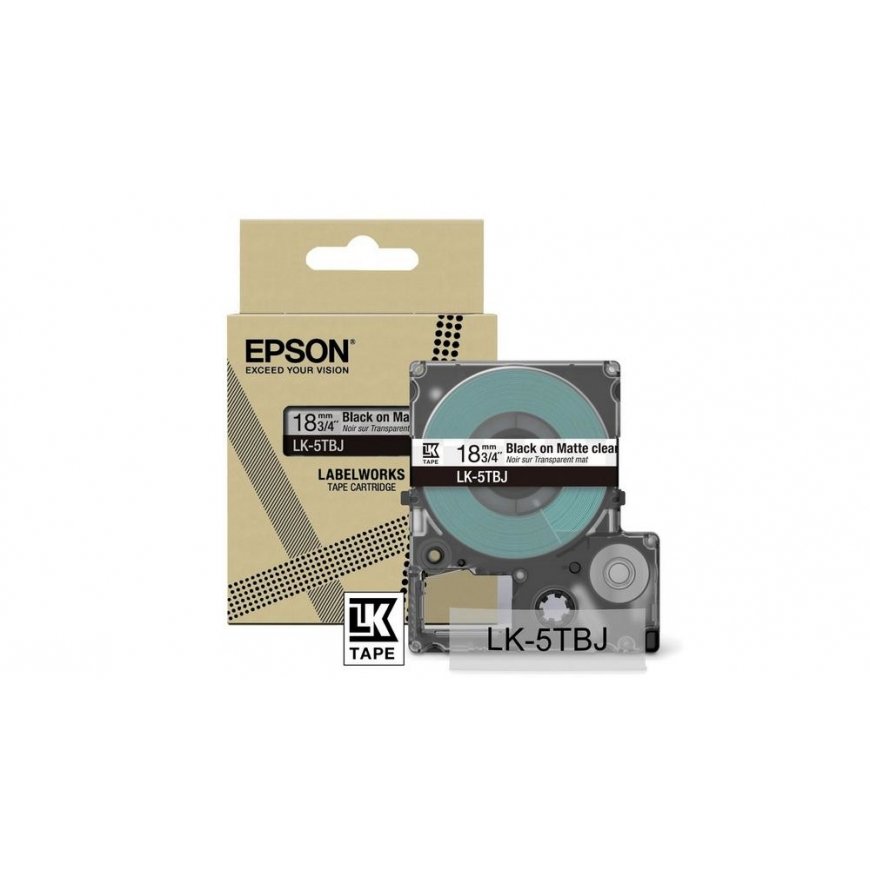 Epson LK-5TBJ Черный, Прозрачный
