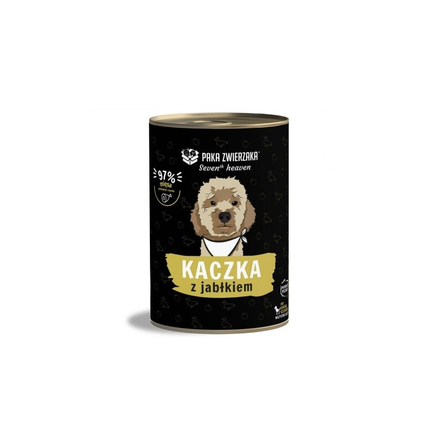 PAKA ZWIERZAKA Seventh Heaven Duck with apple - wet dog food - 400g – 2
