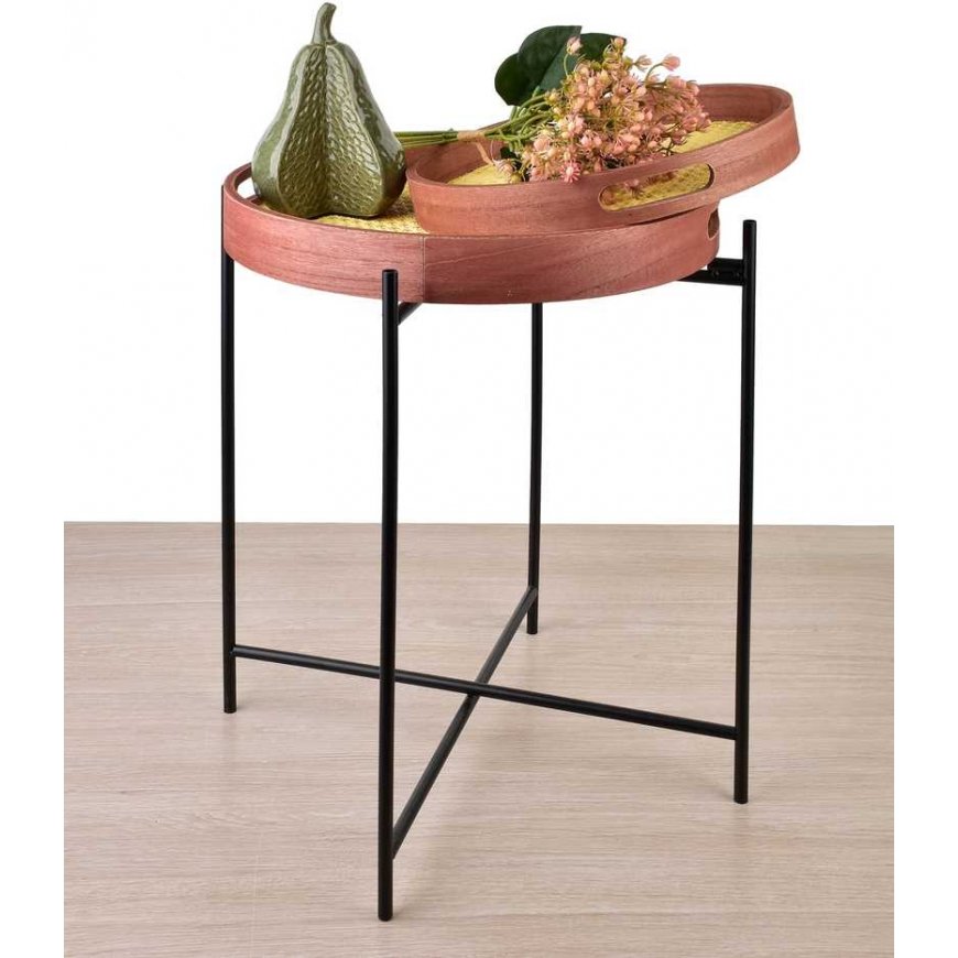 Mondex LAMMY Table with tray - set 38xh48cm/tray 30cm – 3