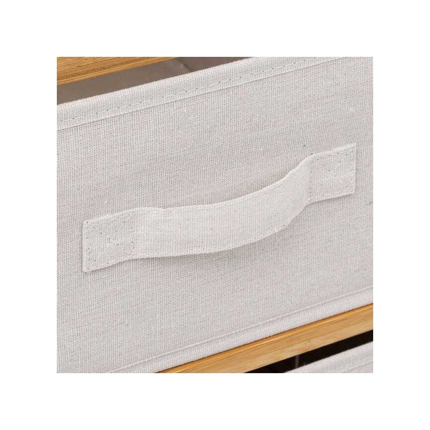 5five Simply Smart Bamboo TIDY bambuhylly 6 kangaskorilla, korkeus 78,5 cm – 5