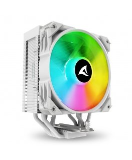 Sharkoon A40 RGB Processor Air cooler 12 cm White 1 pc(s)