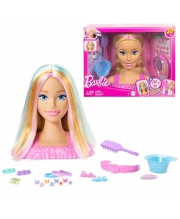 Barbie Doll Styling Head, Blonde Hair with 20+ Hair Styling Accessories