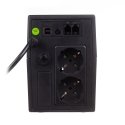 Digitus DN-170063-LCD UPS-virtalähde Linjainteraktiivinen 0,6 kVA 360 W Digitus DN-170063-LCD UPS-virtalähde Linjainteraktiivinen 0,6 kVA 360 W