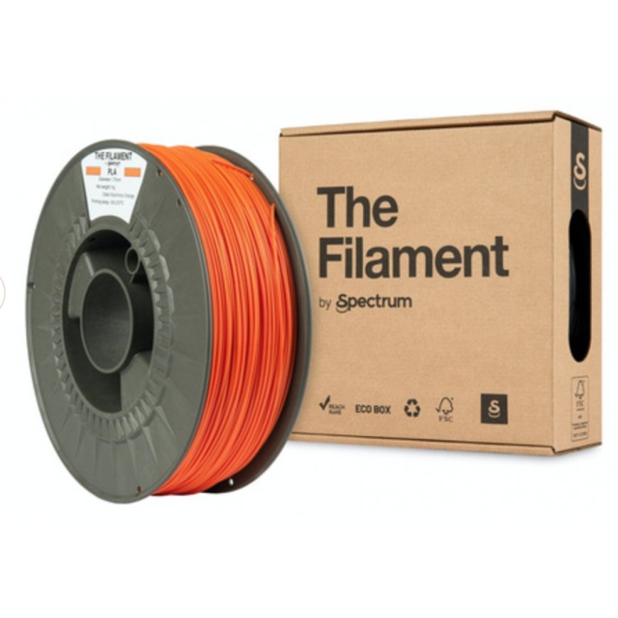 Spectrum Filaments TF-24012 3D printēšanas materiāls Polipienskābe (PLA) Oranžs 1 kg