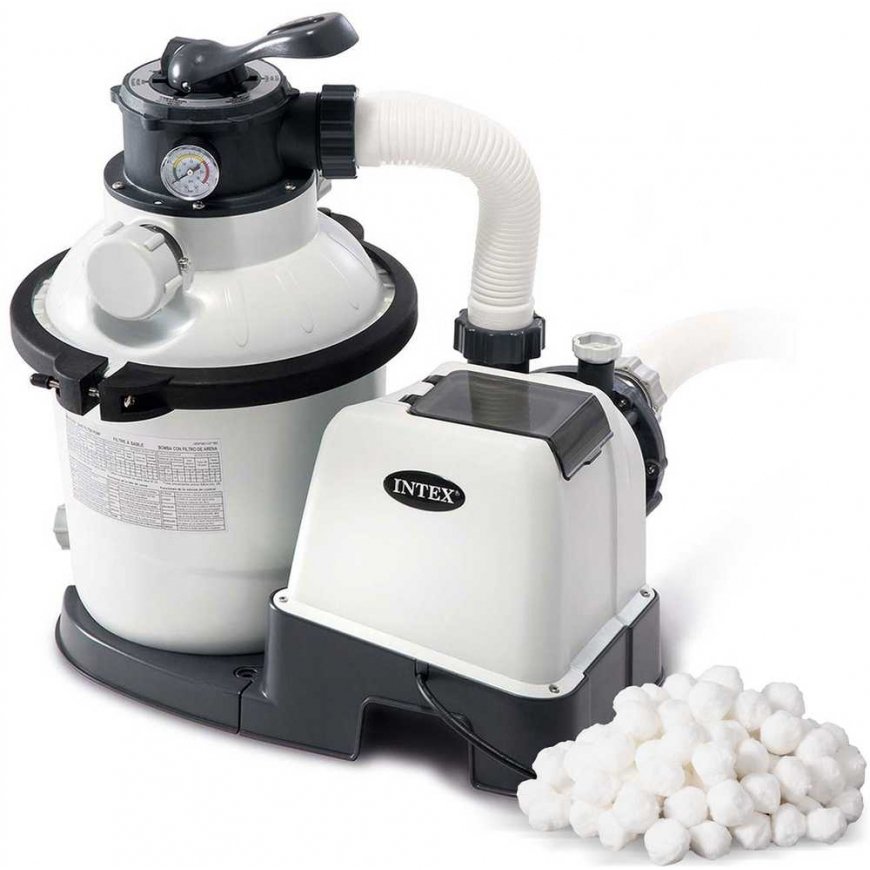 Hiekkasuodatinpumppu + suodatinpallot 5700 l/h INTEX 26644
