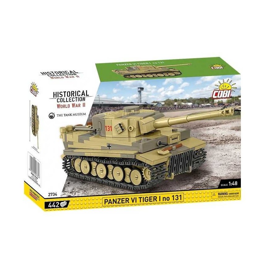 Cobi Klocki Panzer VI Tiger I nr. 131 442 blokeliai