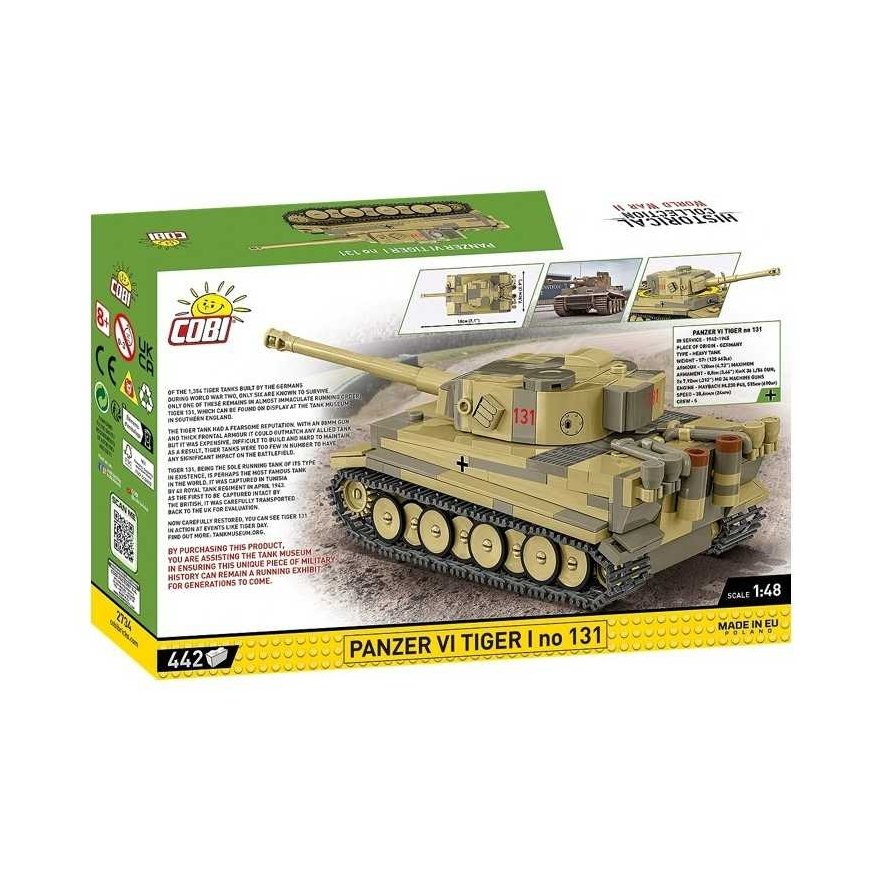 Cobi Klocki Panzer VI Tiger I nr. 131 442 klocki – 2