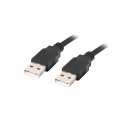Lanberg CA-USBA-20CU-0018-BK USB kabelis USB 2.0 1,8 m Melns Lanberg CA-USBA-20CU-0018-BK USB kabelis USB 2.0 1,8 m Melns