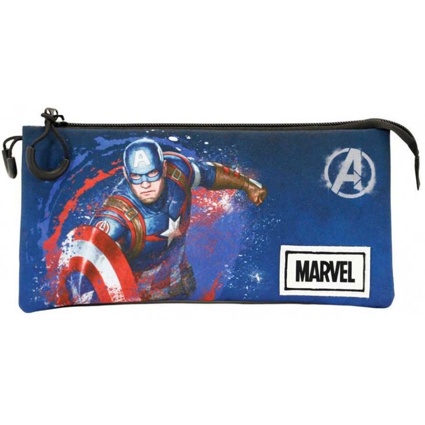 Karactermania Marvel Captain America Full triple pencil case – 2