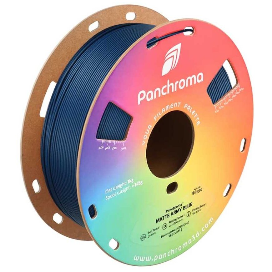 Polymaker Panchroma PLA MATTE Army 1.75mm 1kg - Армейский Синий – 5