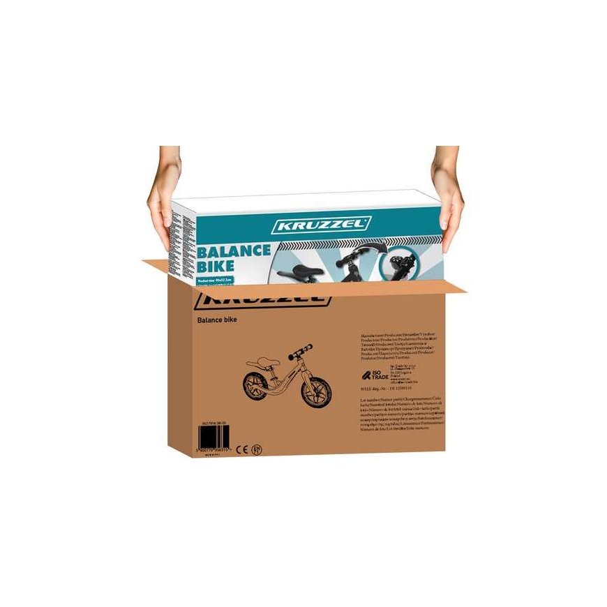 Līdzsvara velosipēds melns Kruzzel 25767 – 3