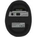 EVOLVEO LadyErgo, tyli vertikali ergonominė pelė, 2,4 GHz, juoda
