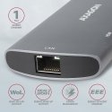 Axagon HMC-6M2 knyginių kompiuterių dokas / jungčių replikatorius Vielinis USB 3.2 Gen 1 (3.1 Gen 1) Axagon HMC-6M2 knyginių kompiuterių dokas / jungčių replikatorius Vielinis USB 3.2 Gen 1 (3.1 Gen 1)