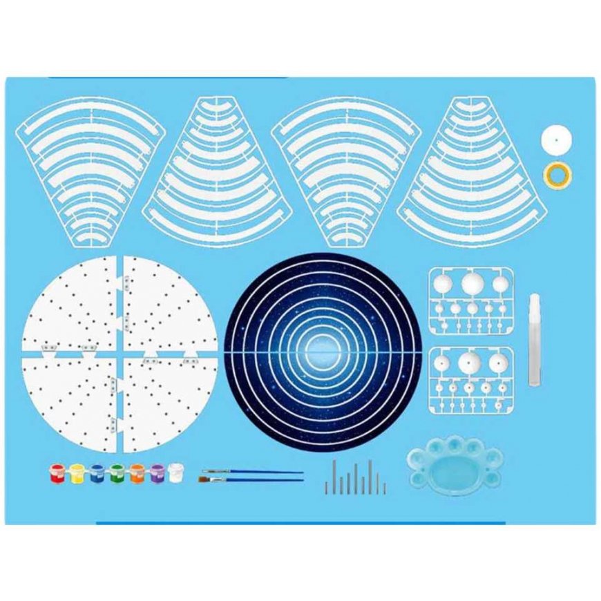 Lean Toys Solar System Model with Glowing Effect – 4