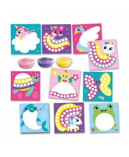 SES Creative My First - Fingerprint paint fantasy figures mazgājamas pirkstu krāsas
