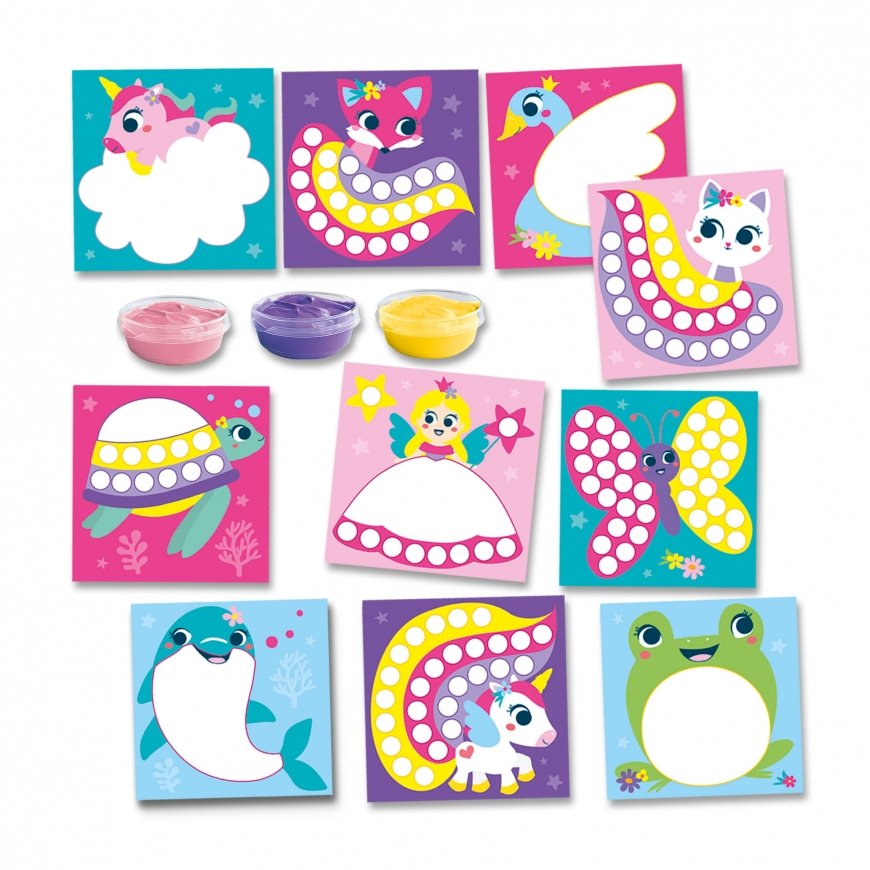 SES Creative My First - Fingerprint paint fantasy figures mahapestav näpuvärv