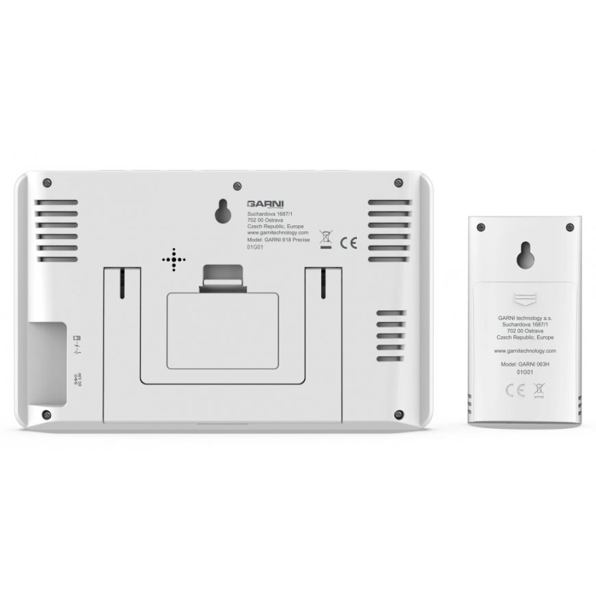 GARNI 618W Precise Balts LCD DC/Baterija – 4