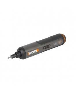 WORX Wkrtak akumulatorowy 4V+akces. 300 RPM Melns, Pelēks, Oranžs