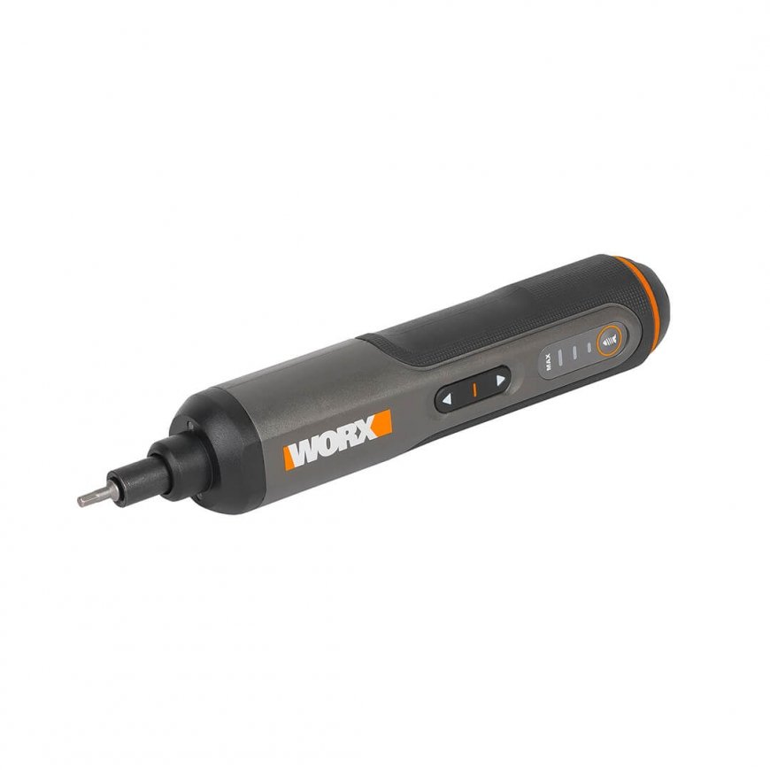 WORX Wkrtak akumulatorowy 4V+akces. 300 RPM Must, Hall, Oranž
