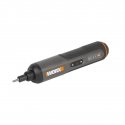 WORX Wkrtak akumulatorowy 4V+akces. 300 RPM Juoda, Pilka, Oranžinė WORX Wkrtak akumulatorowy 4V+akces. 300 RPM Juoda, Pilka, Oranžinė