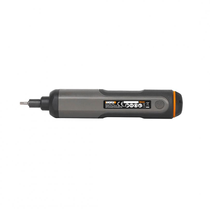 WORX Wkrtak akumulatorowy 4V+akces. 300 RPM Черный, Серый, Оранжевый – 5