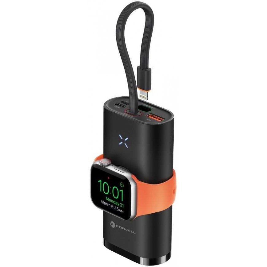 FORCELL F-ENERGY F10K4 блок питания, совместимый с Apple Watch PD QC3.0 3A 22,5W 10000 мАч черного цвета – 2