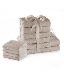 AmeliaHome Kylpypyyhe/AH/AMARI/BEI/SET2*70x140+4*50x100+4*30x50