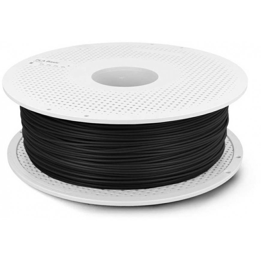 BambuLab Bambu Lab PLA Basic нагревательный пластик 1.75 мм 1кг – комплектуется с многоразовой катушкой – Черный – 2