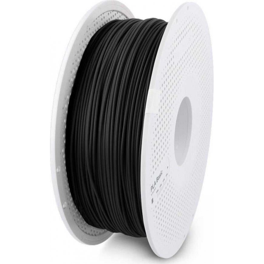 BambuLab Bambu Lab PLA Basic heating plastic 1.75 mm 1kg – comes with a reusable spool – Black – 3