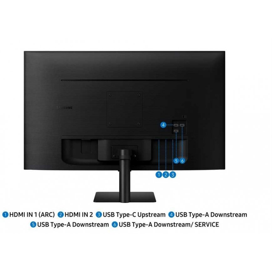 SAMSUNG MT LED LCD 32" Viedais monitors M7 (M70F) VA, UHD, 60hz, 4ms, skaļrunis, hdmi, usb-c – 3