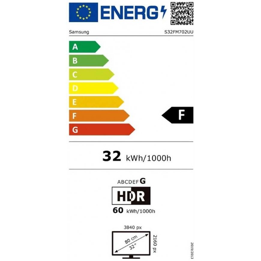 SAMSUNG MT LED LCD 32" Viedais monitors M7 (M70F) VA, UHD, 60hz, 4ms, skaļrunis, hdmi, usb-c – 4